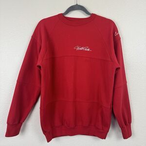 Vintage Winter Park Colorado Pullover Crew Neck Sweatshirt Red Large